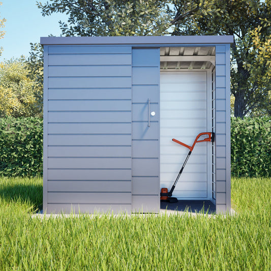 Domek narzędziowy stalowy