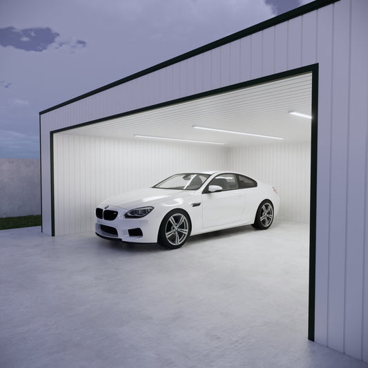 Carport 6x7 m Fat Wall