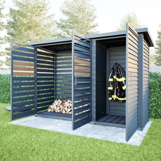 drewutnia CIĘŻKA metalowa 3×1 m