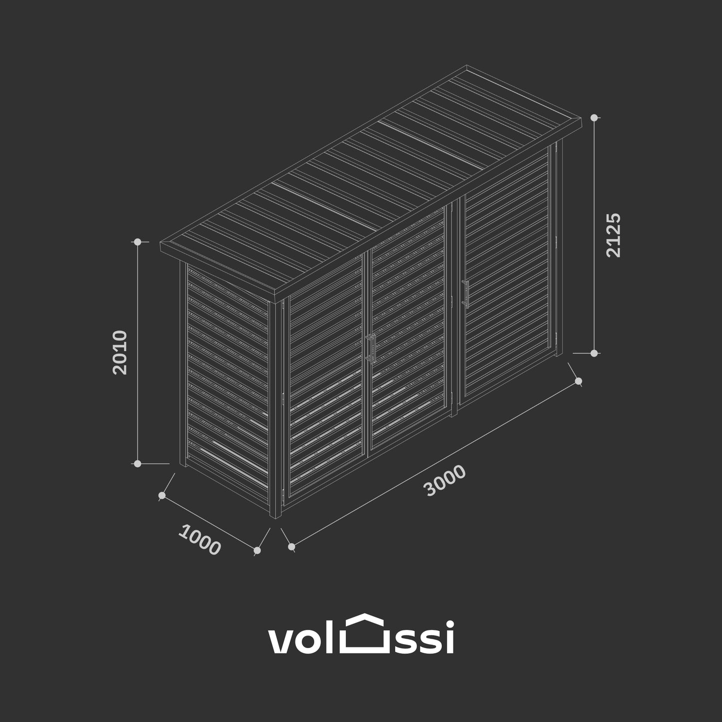 drewutnia CIĘŻKA metalowa 3×1 m
