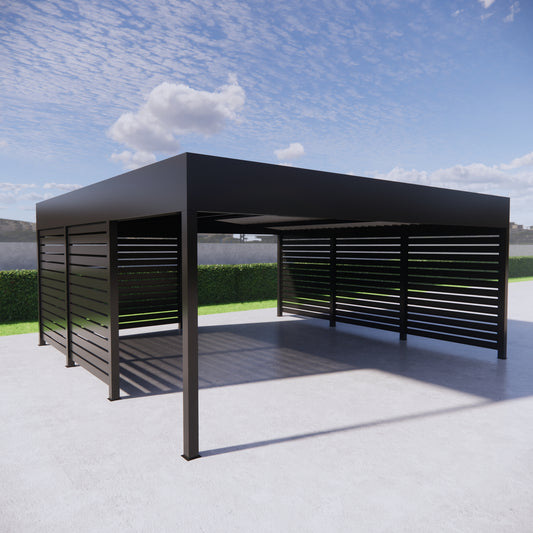 Carport Voussi LUX (wiata 6x6m)