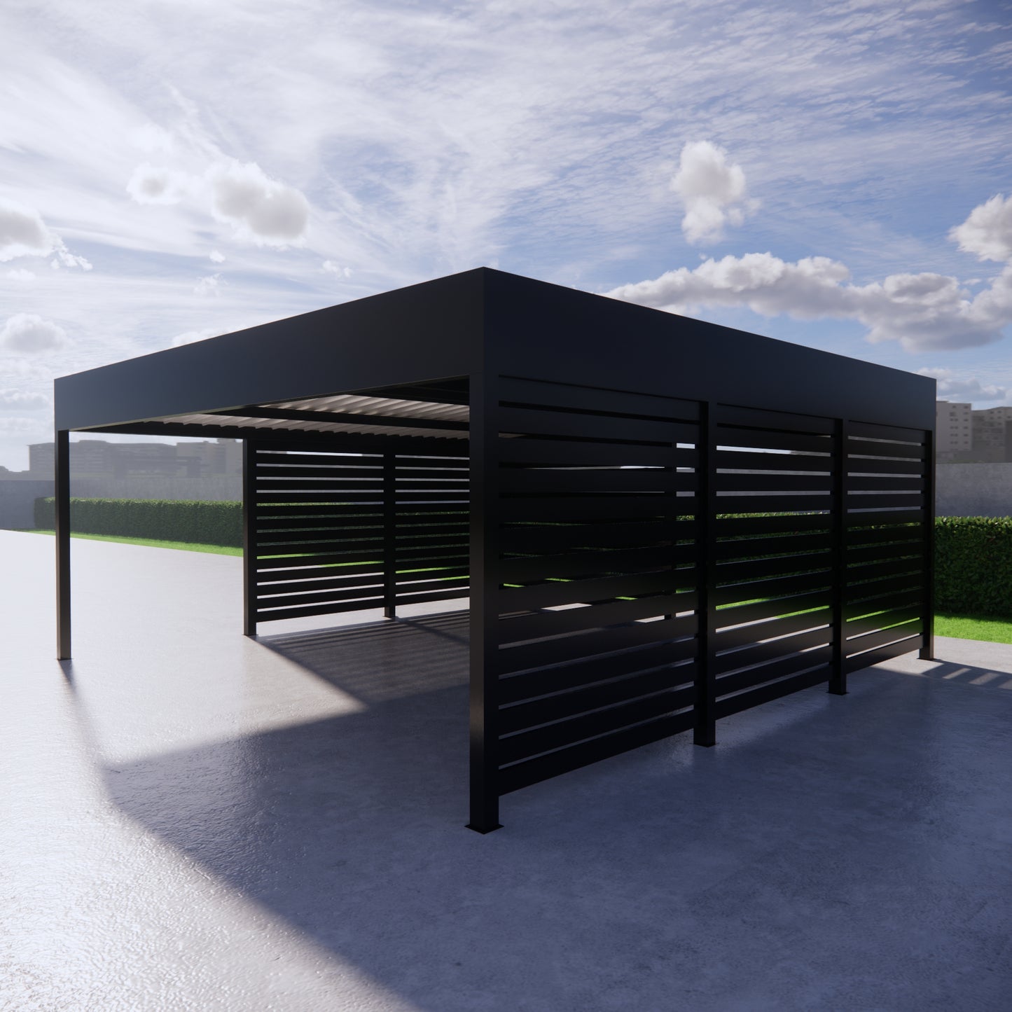 Carport Voussi LUX (wiata 6x6m)