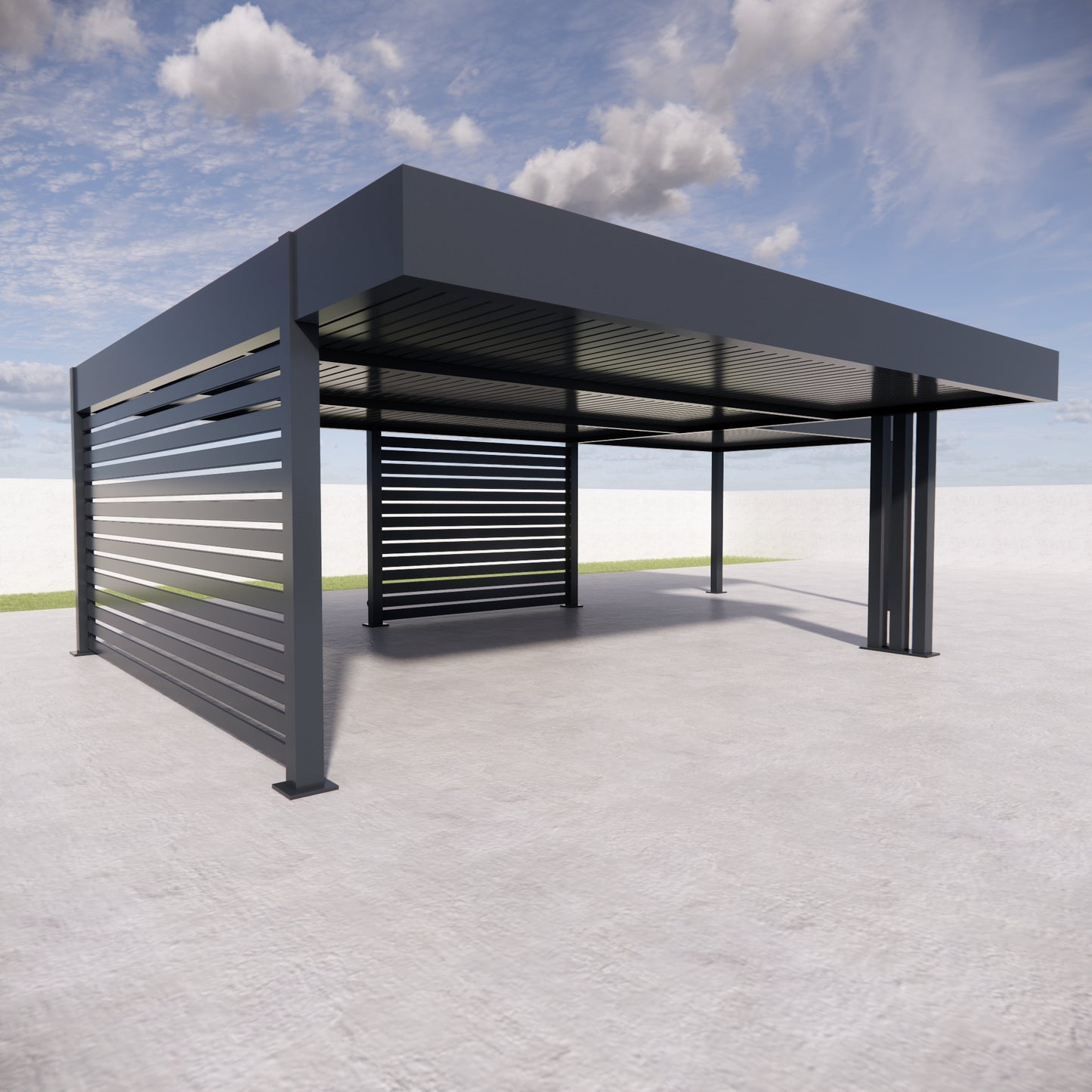 Carport TriStand 6 x 6m + 3x3 Wiata samochodowa