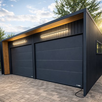 Garaż ocieplany 6x6 m na dwa auta