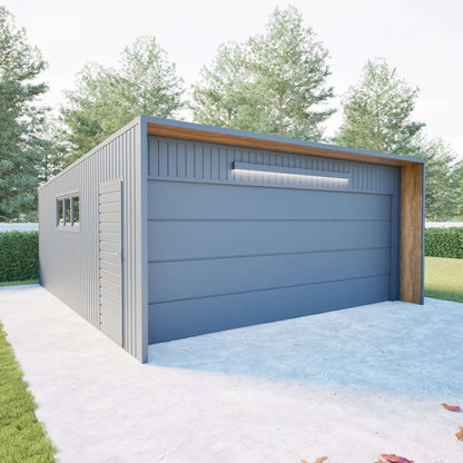 Garaż 6x6 m duża brama