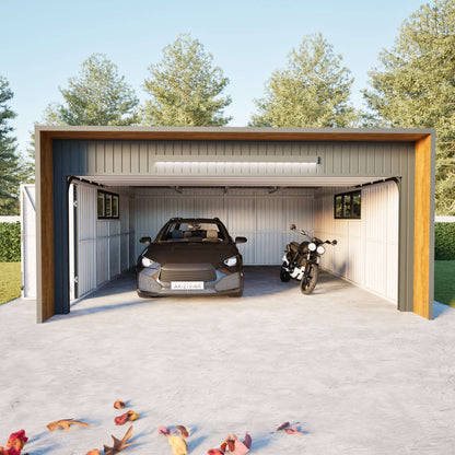 Garaż 6x6 m duża brama