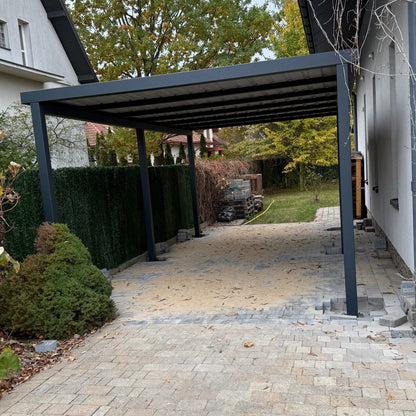 Wiata samochodowa 3,2 x 6m na jedno auto